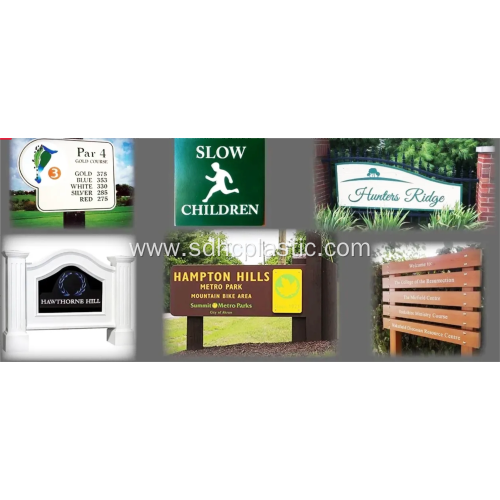 multi colored hdpe sheets